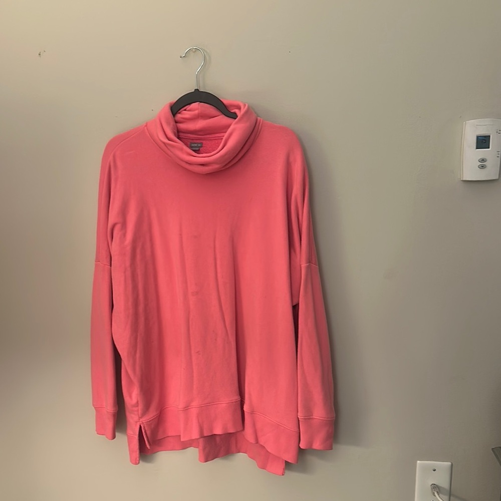 Aerie Pink Cowl Neck Sweater Soft and Lightweight